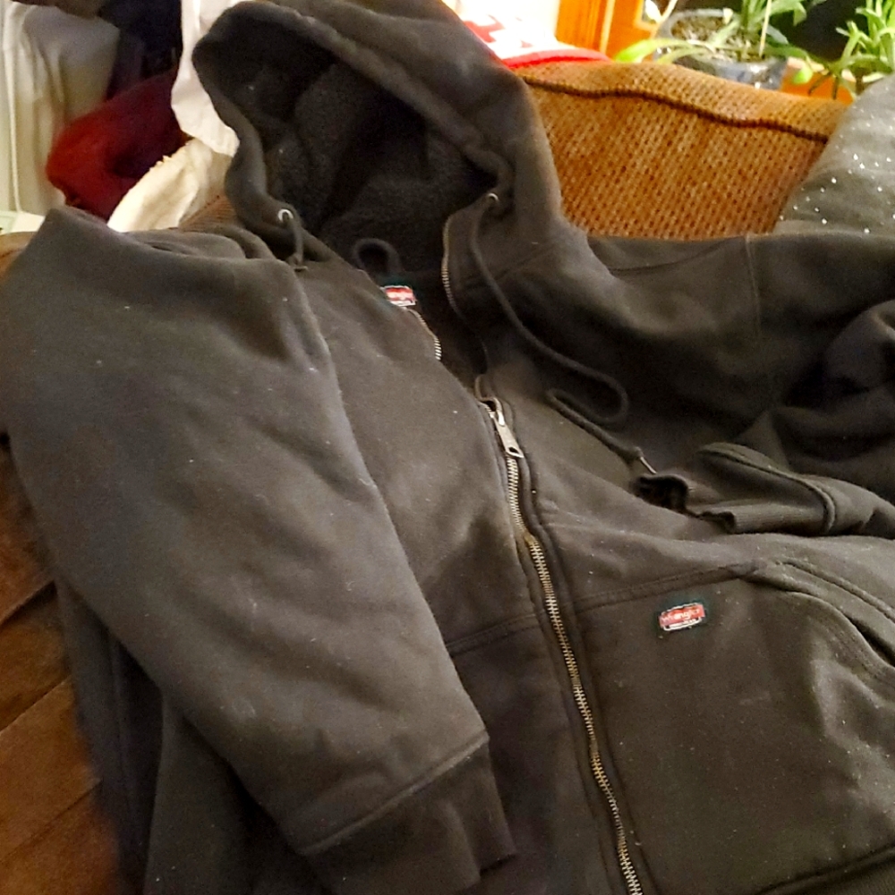 Black Zip-Up Hoodie